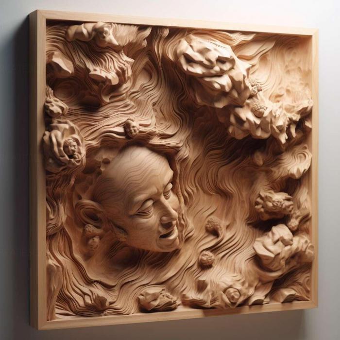 نموذج ثلاثي الأبعاد لآلة CNC 3D Art 